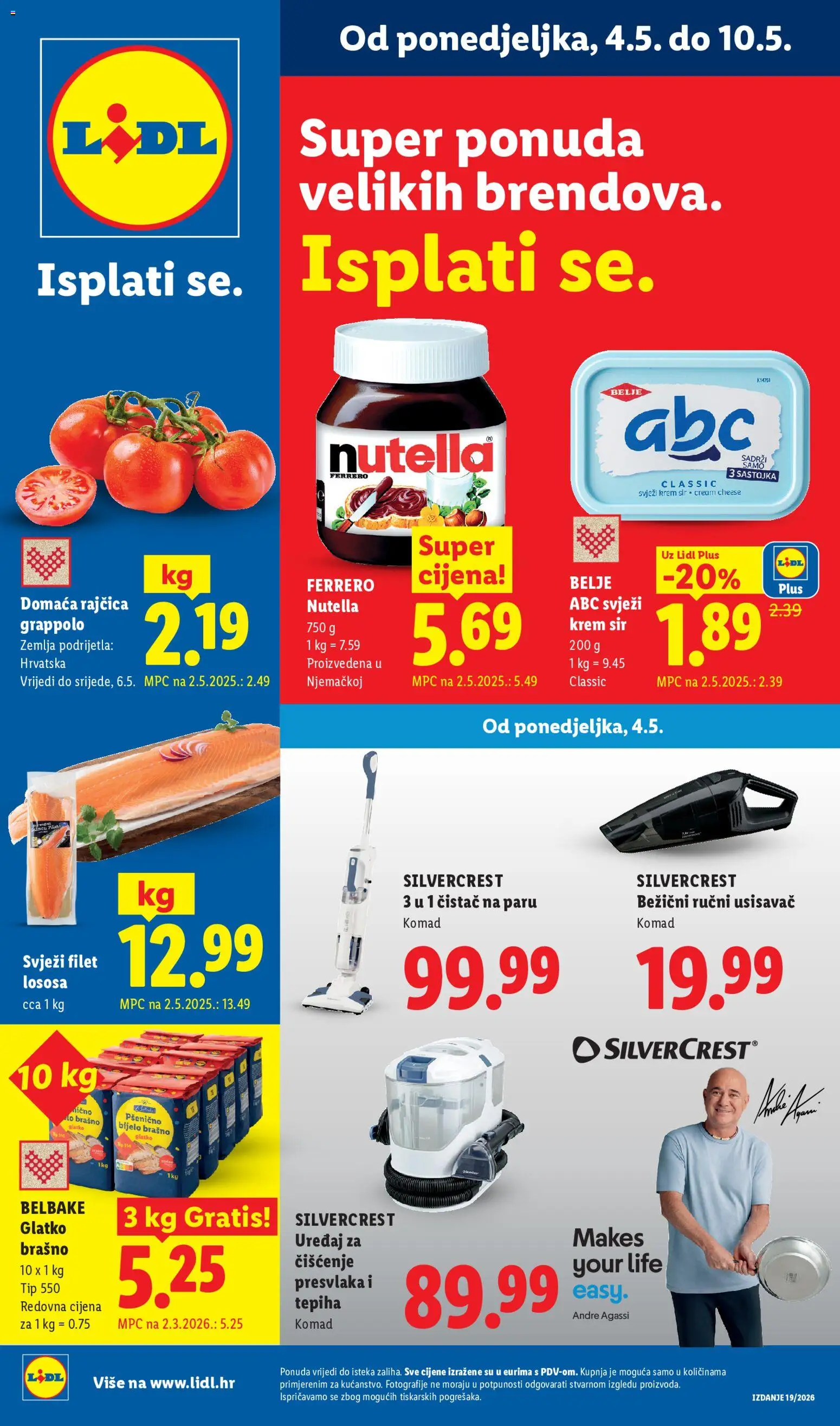 Pregled letka Lidl Katalog trgovine Lidl vrijedi od 04.05.2026