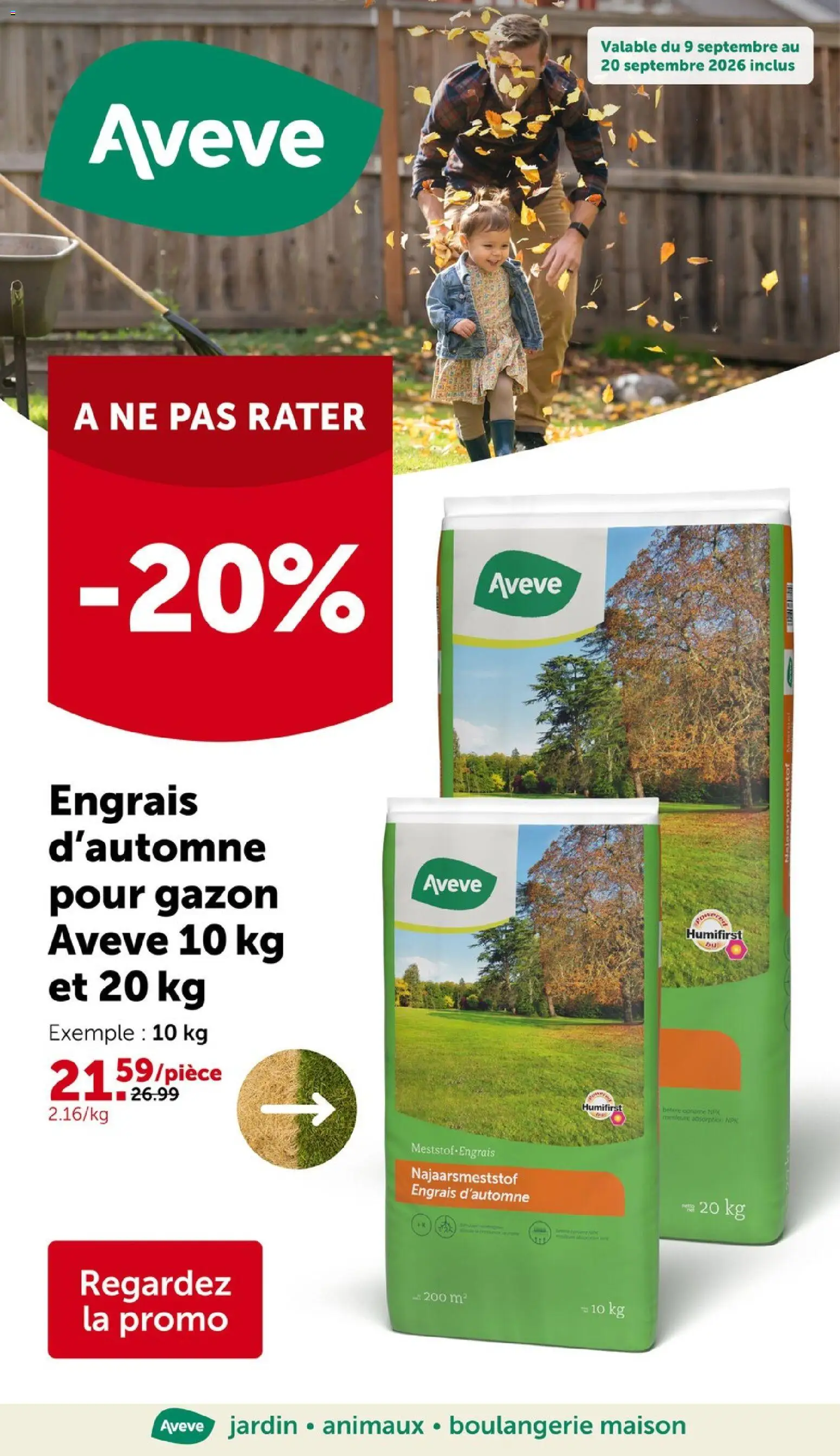 Voorbeeld van Aveve Publicité van winkel Aveve geldig vanaf 09/09/2026