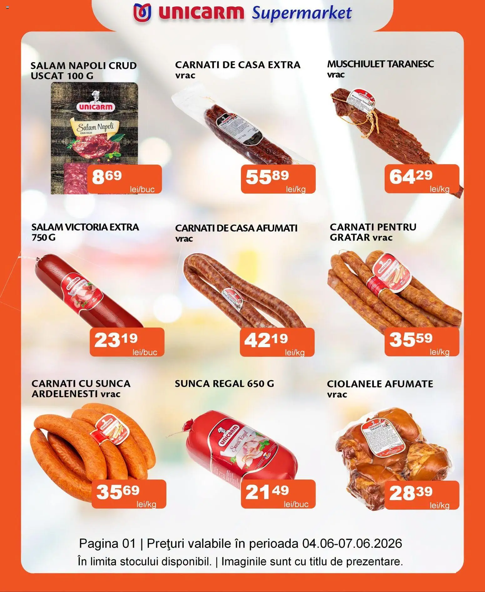 Previzualizarea de cataloage: Unicarm Unicarm Catalog Carne valabil de la 04.06.2026