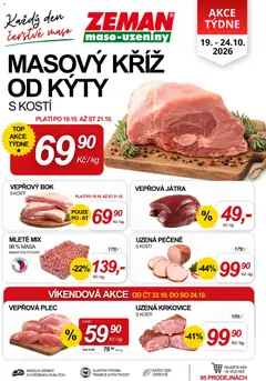 Náhled nabídky: Prodejny Zeman Prodejny Zeman leták platný od 19.10.2026