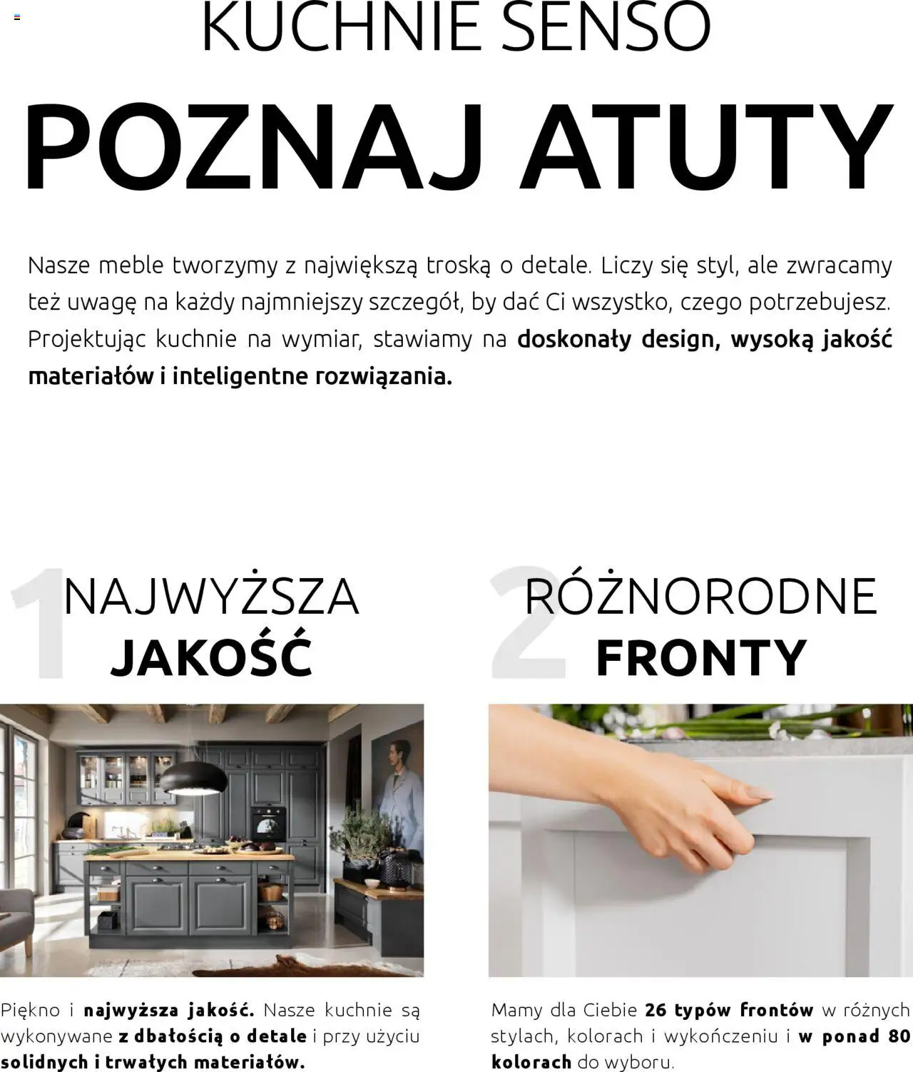 Pogląd gazetki "Kuchni na wymiar" ze sklepu Black Red White ważnej od 30.05.2023