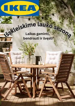 IKEA parduotuvės leidinio IKEA leidinys galiojančio nuo 2026.05.18 peržiūra