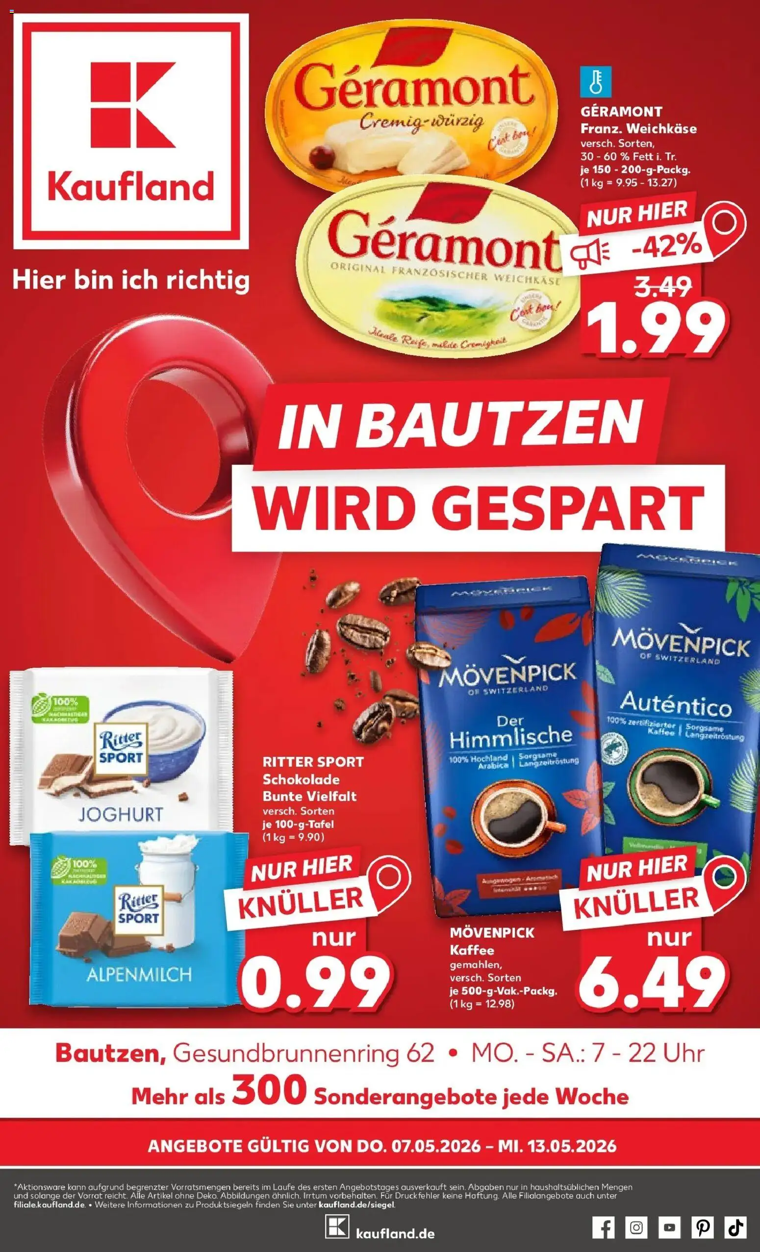 Vorschau von dem Prospekt des Geschäftes Kaufland, gültig ab dem 07.05.2026