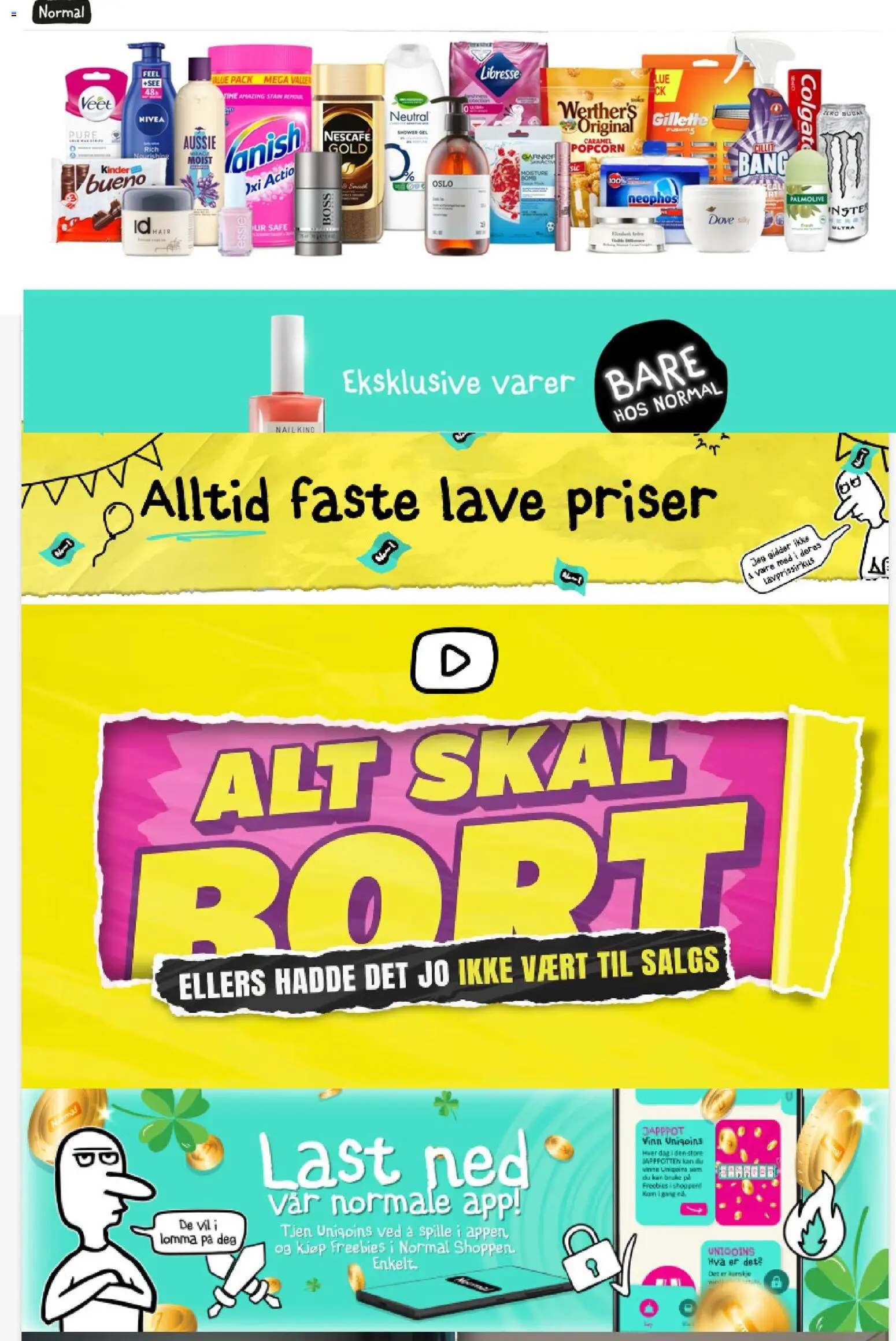 Forhåndsvis Normal kundeavis fra butikk Normal gyldig fra 25/06/2026
