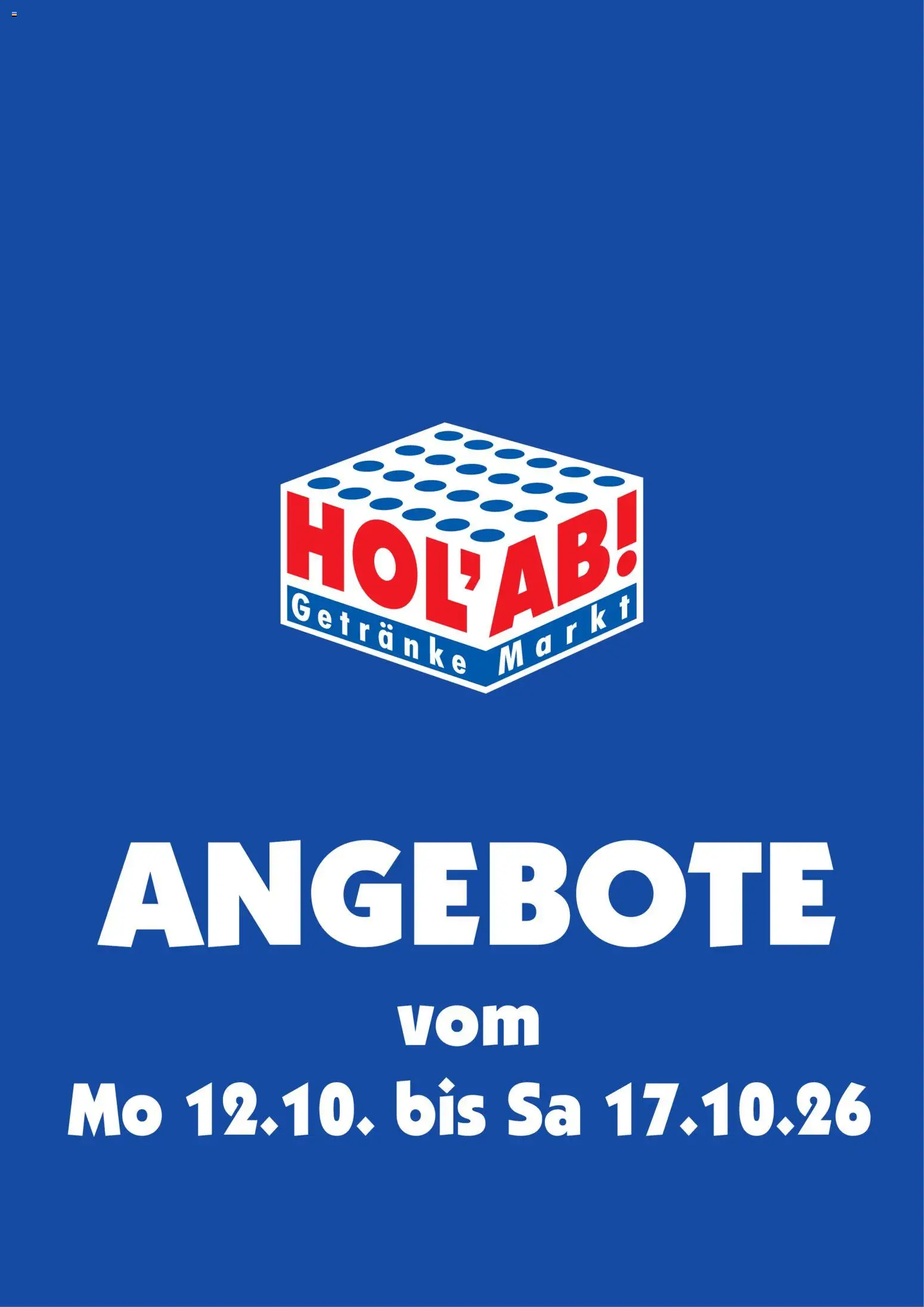 Vorschau von dem Prospekt des Geschäftes HOL’AB!, gültig ab dem 12.10.2026