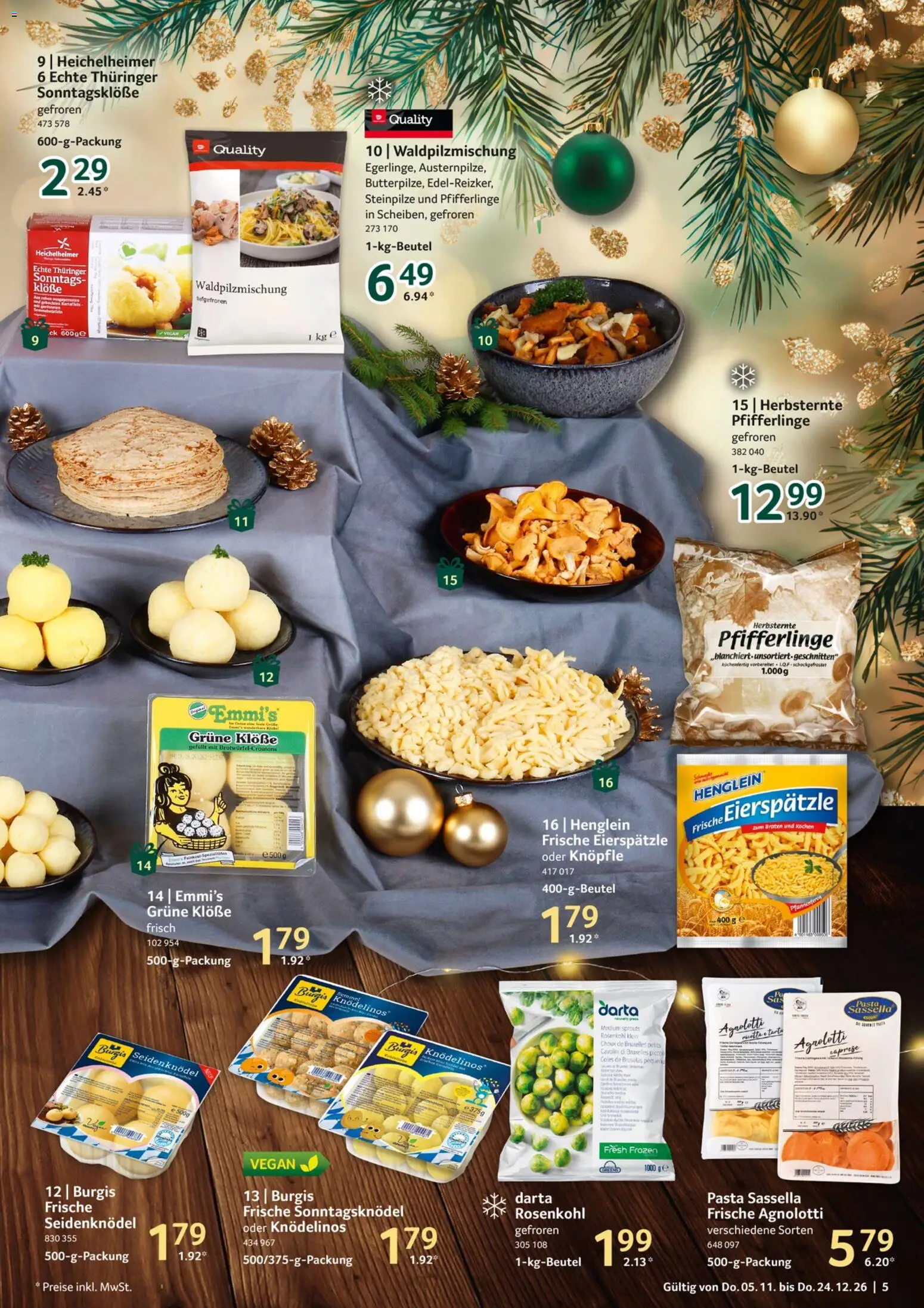 Vorschau von dem Prospekt des Geschäftes Selgros, gültig ab dem 05.11.2026 - Pasta, Pfifferlinge