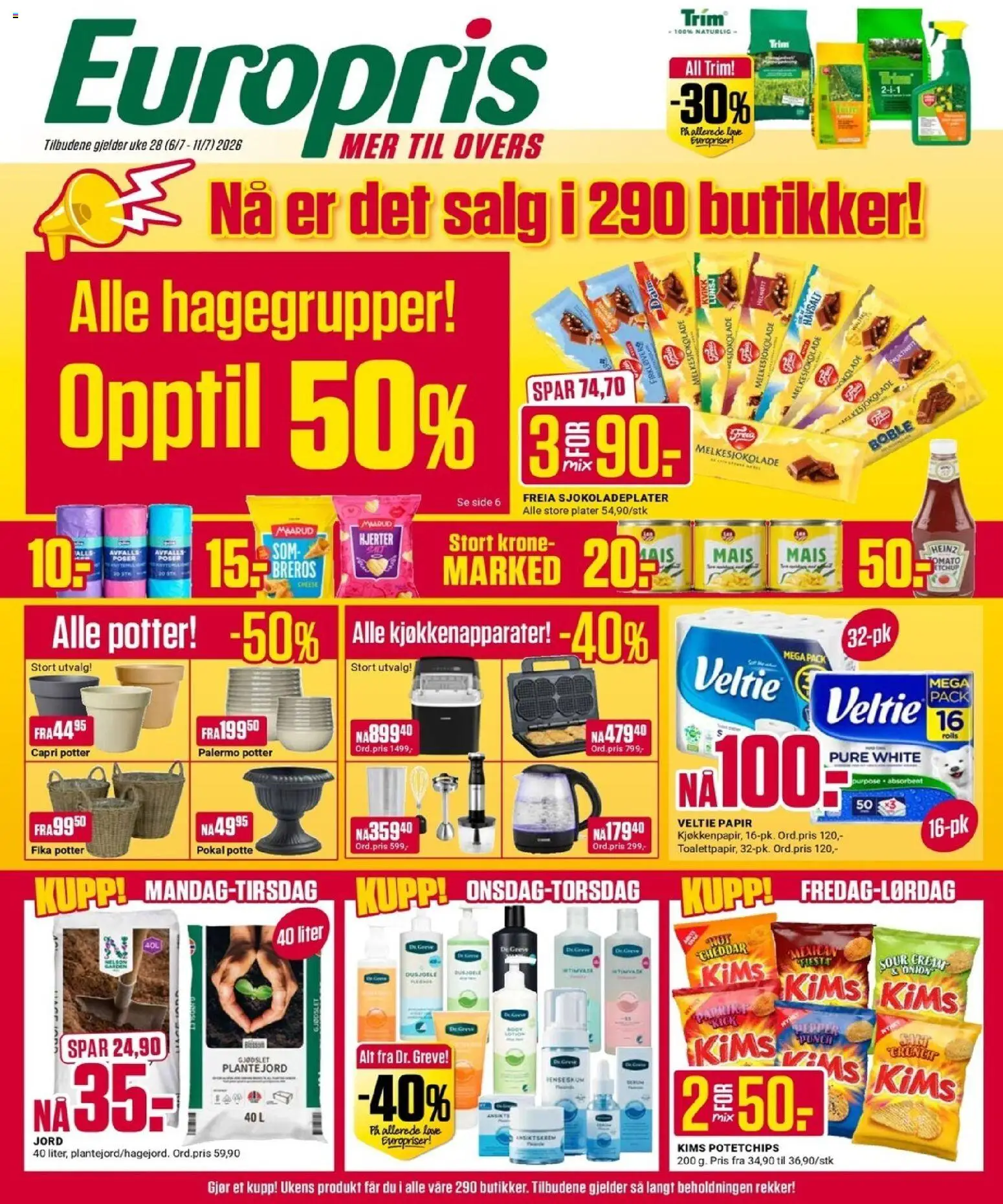 Forhåndsvis Europris kundeavis fra butikk Europris gyldig fra 06/07/2026