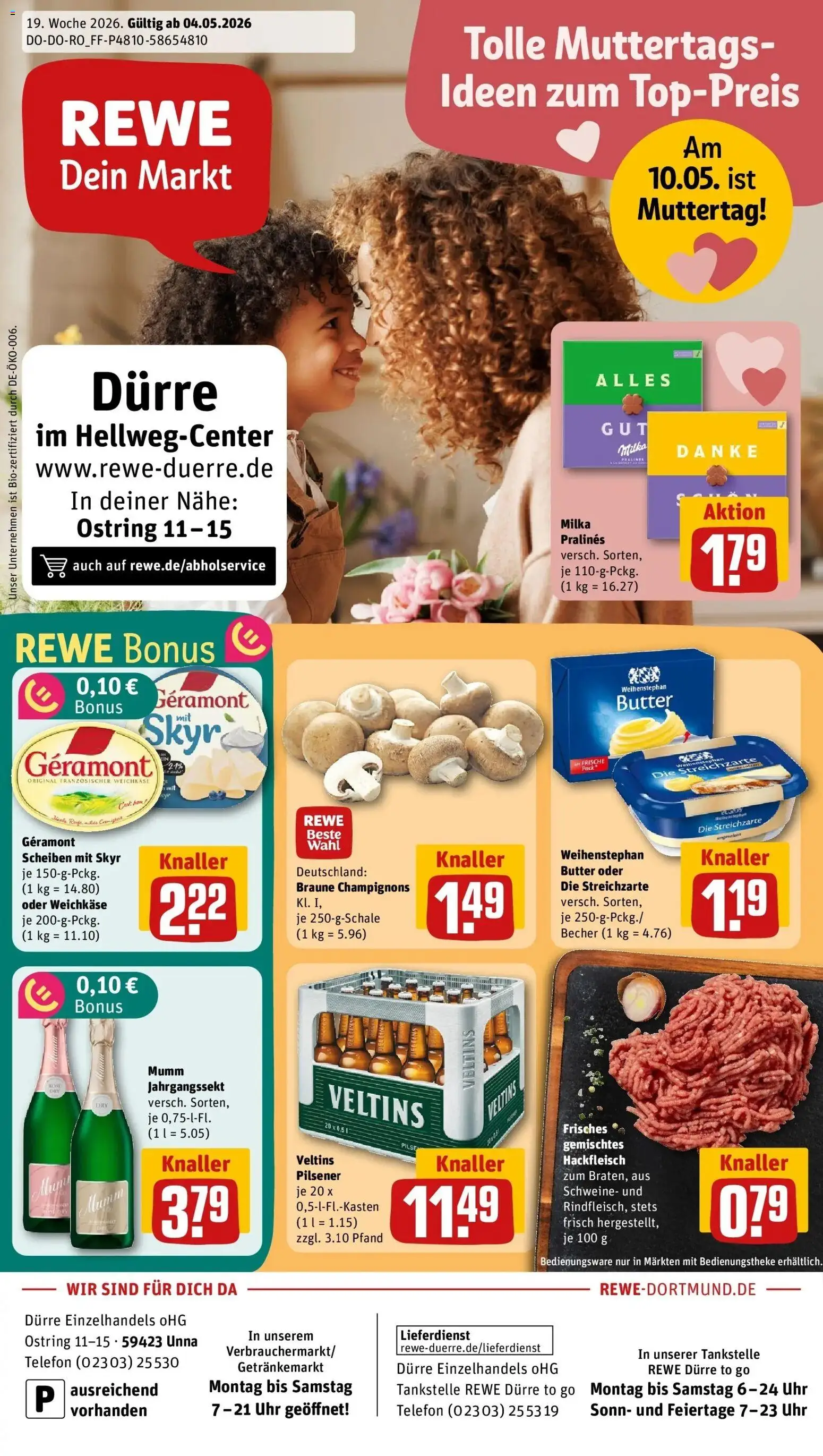 Vorschau von dem Prospekt des Geschäftes Rewe, gültig ab dem 04.05.2026