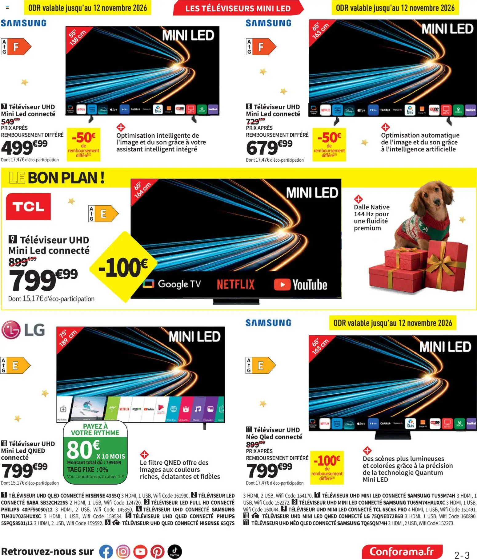 Prévisualisation de Conforama catalogue du magasin Conforama formulaire valide 27/10/2026
