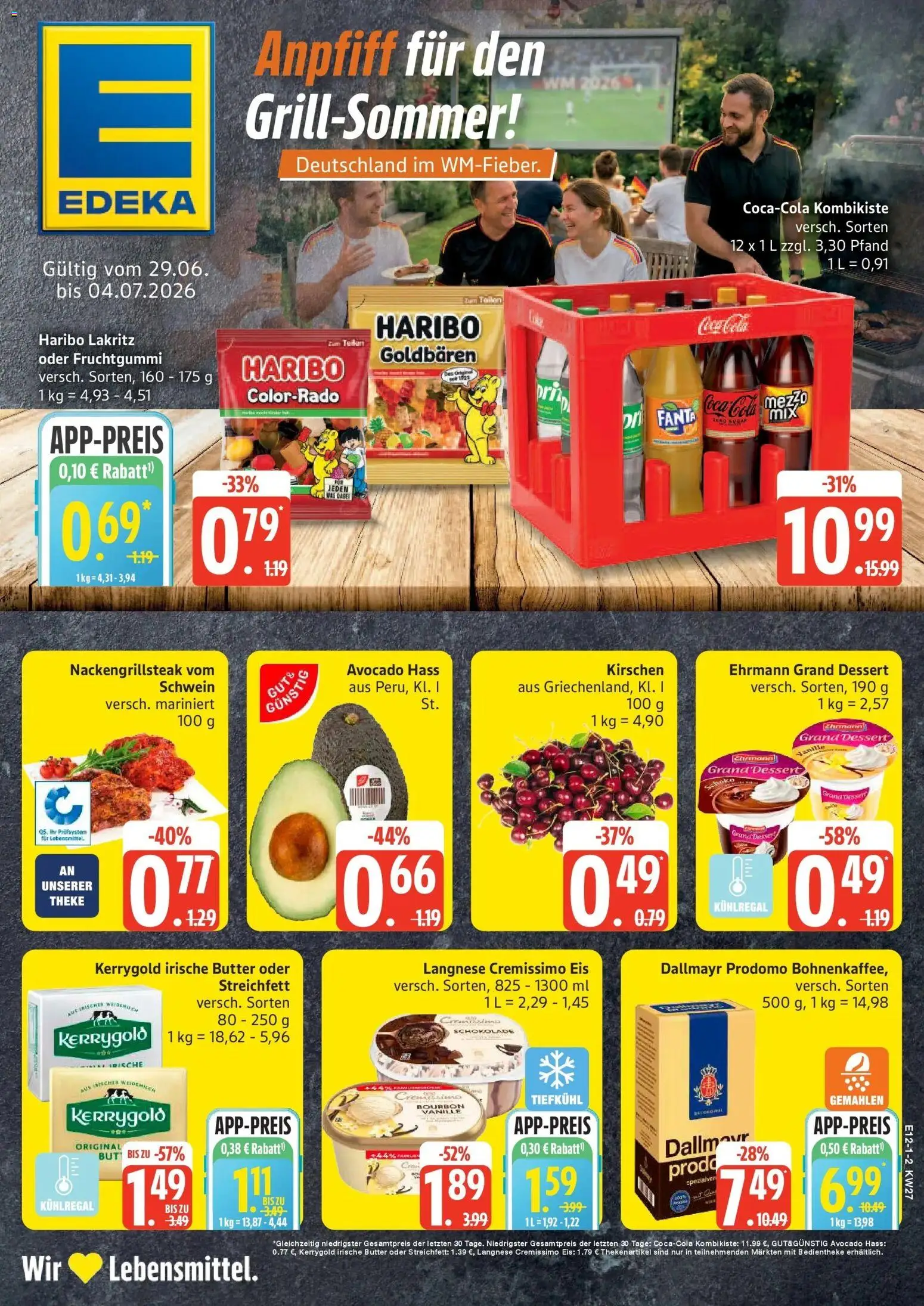 Vorschau von dem Prospekt des Geschäftes Edeka, gültig ab dem 28.06.2026