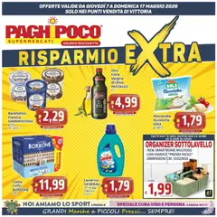 Anteprima dell'opuscolo Paghi Poco volantino Vittoria dal negozio Paghi Poco valido da 07/05/2026