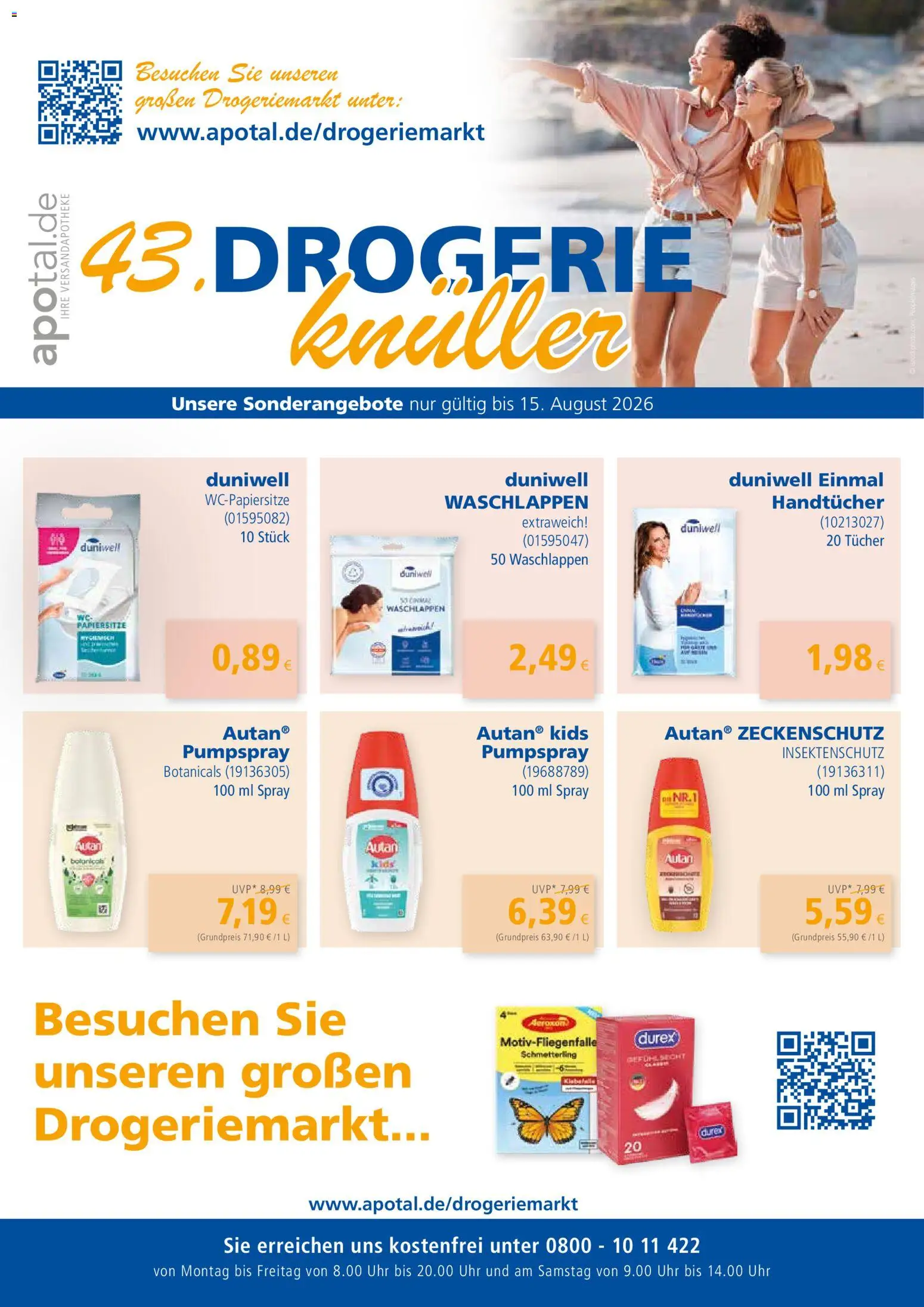 Vorschau von dem Prospekt des Geschäftes Apotal, gültig ab dem 19.06.2026