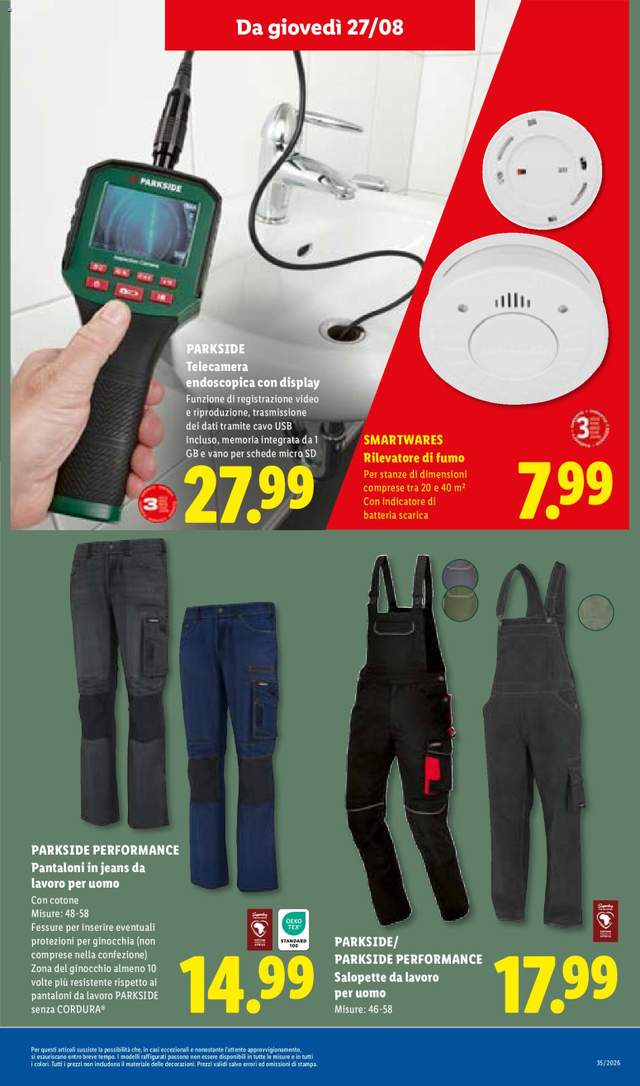 Nuovo volantino Lidl dal 27/08