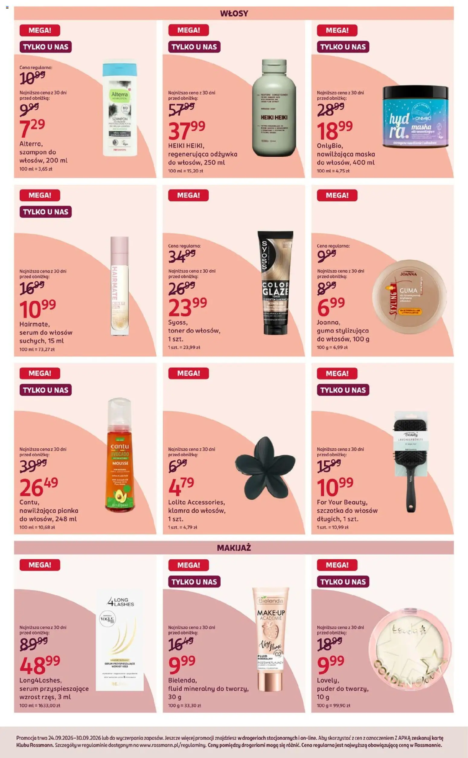 Pogląd gazetki "Rossmann gazetka" ze sklepu Rossmann ważnej od 24.09.2026