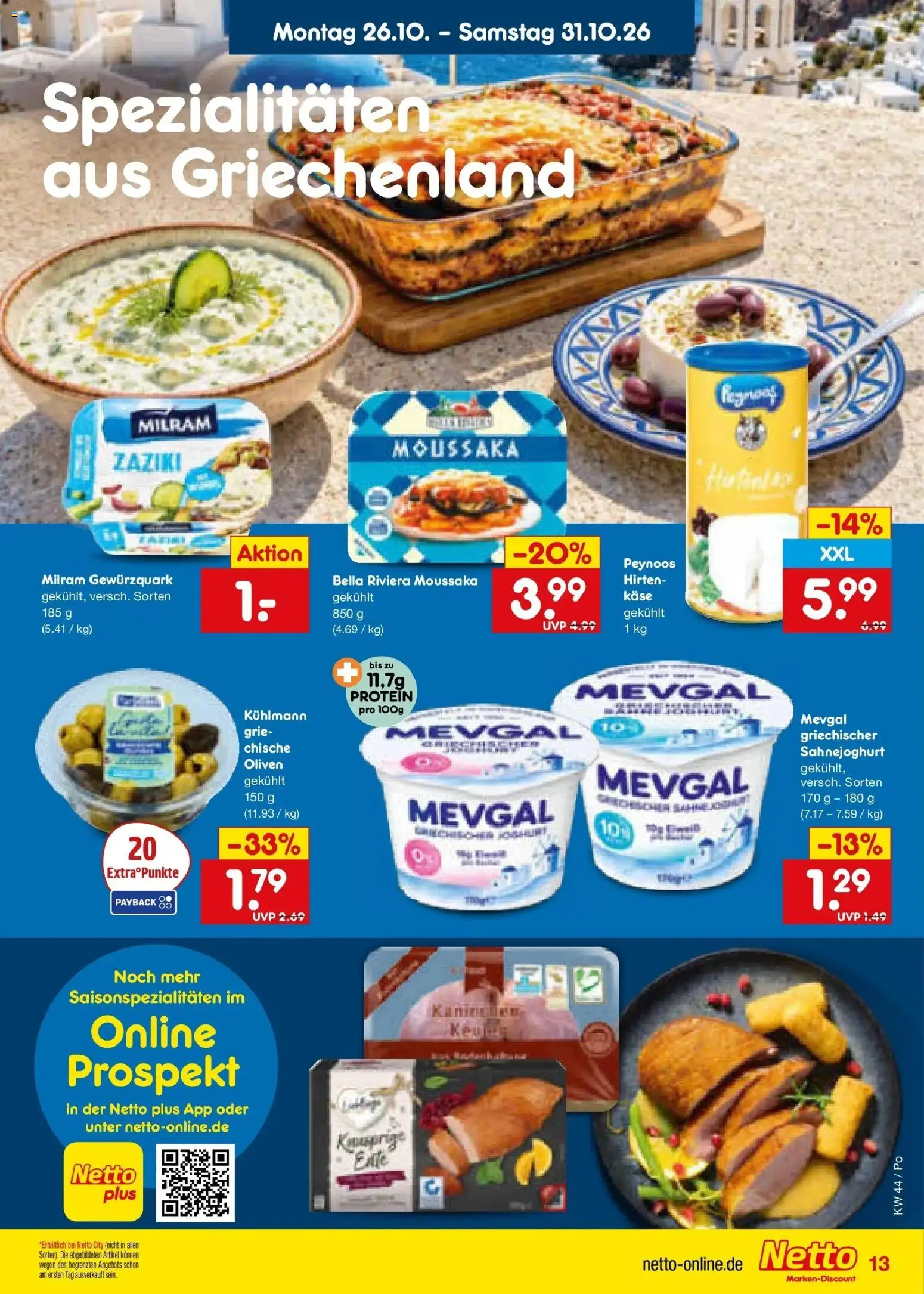 Vorschau von dem Prospekt des Geschäftes Netto Marken-Discount, gültig ab dem 26.10.2026