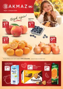 Pregled letka Bakmaz Katalog trgovine Bakmaz vrijedi od 30.09.2026