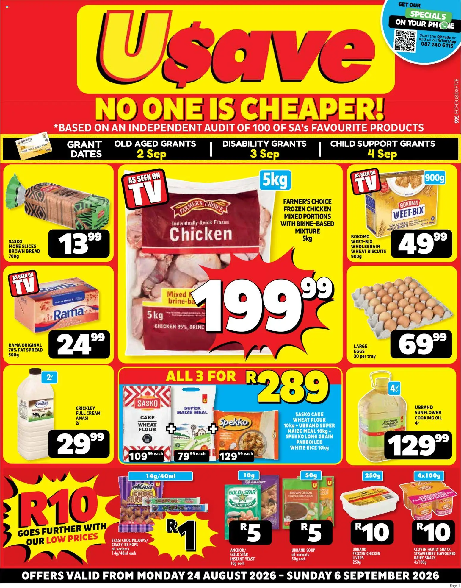 Preview of Usave flyer valid from 24/08/2026