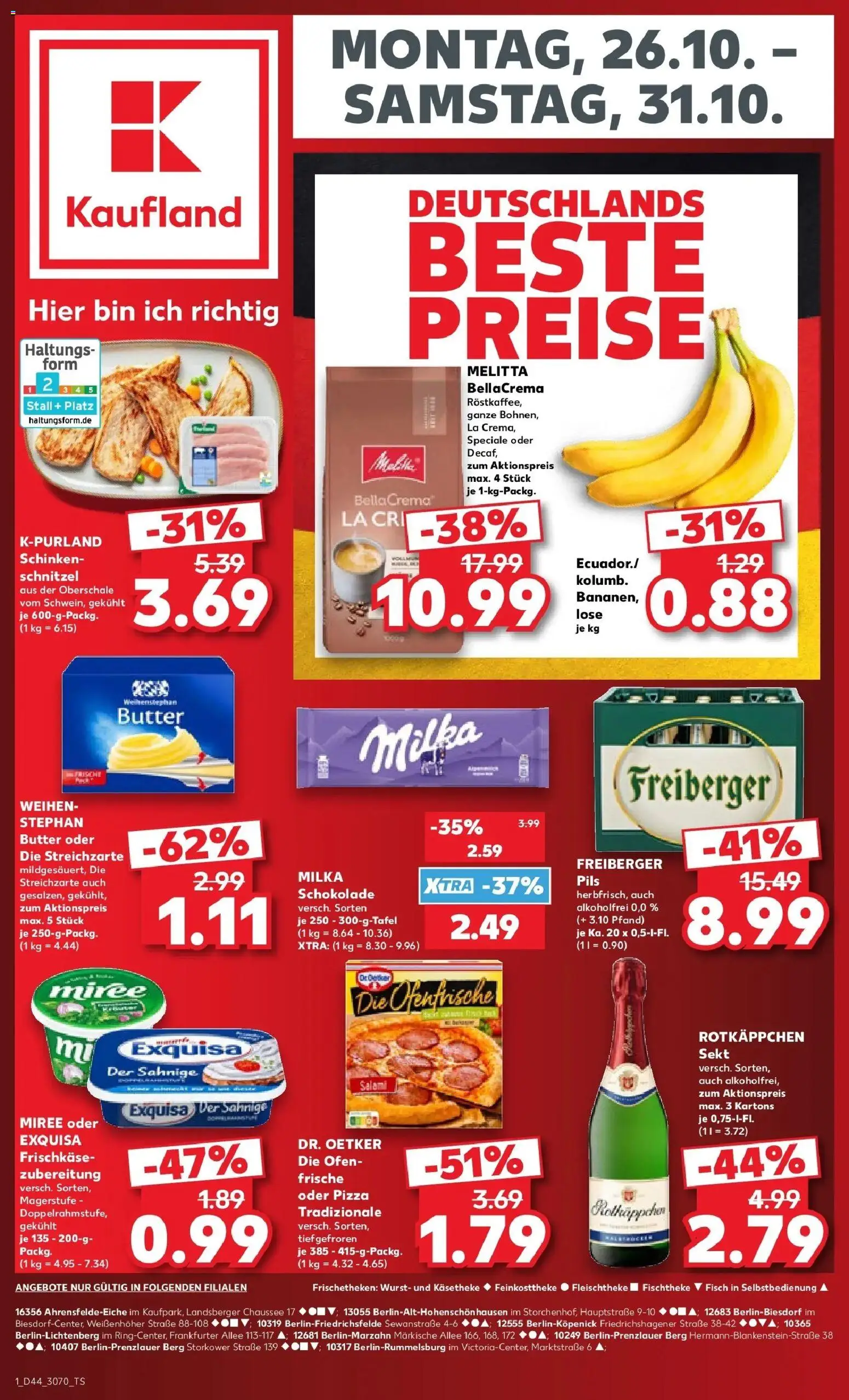 Vorschau von dem Prospekt des Geschäftes Kaufland, gültig ab dem 26.10.2026