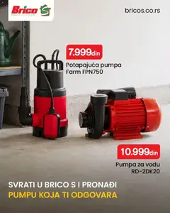 Pregled Brico S kataloga - važi od 03.08.2026
