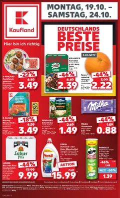 Vorschau von dem Prospekt des Geschäftes Kaufland, gültig ab dem 19.10.2026