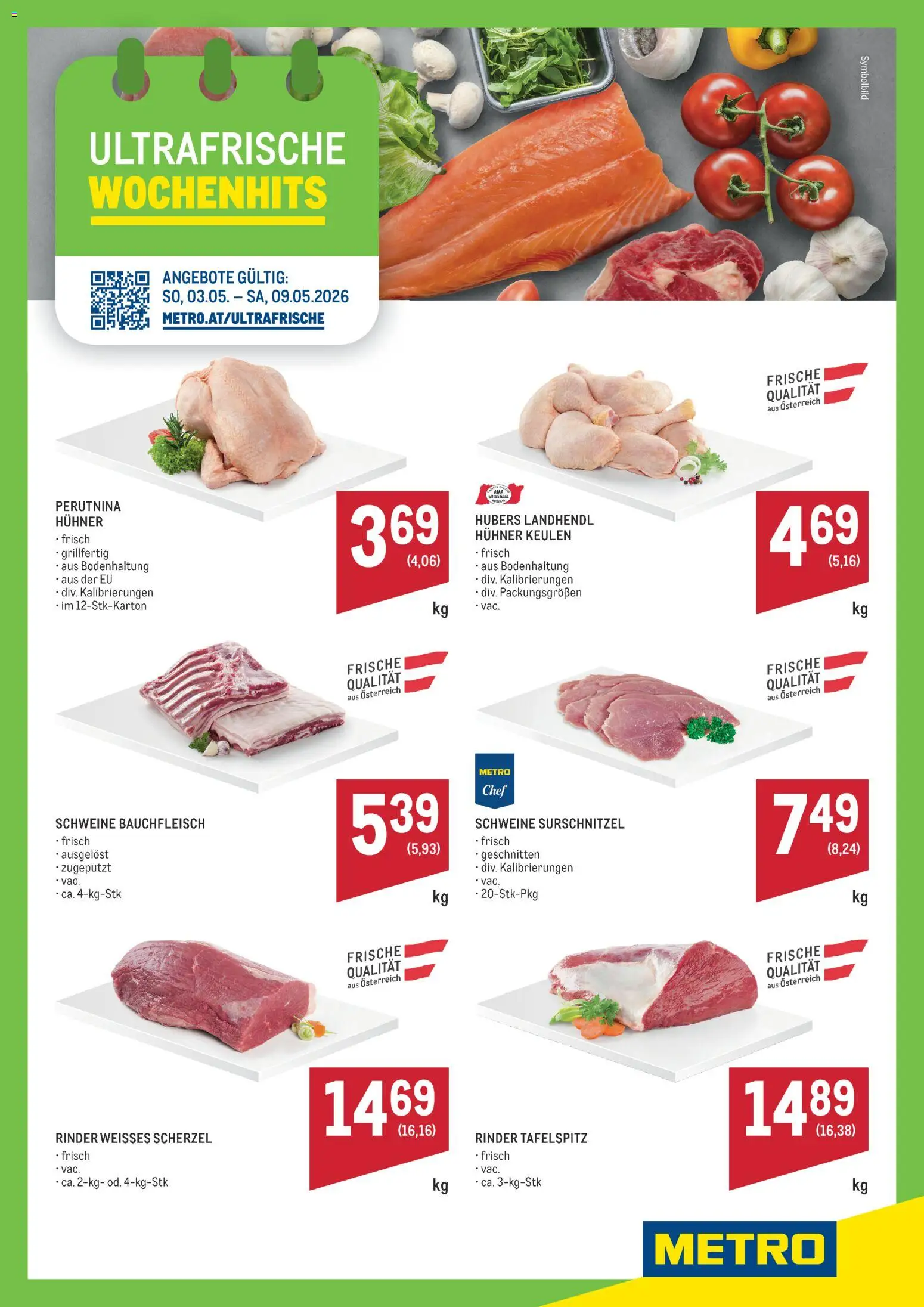 Vorschau der Angebote: Metro Metro angebote Angebote Wochenhits gültig ab 03.05.2026