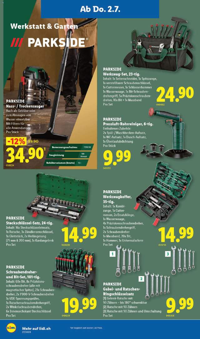Neue Lidl Aktionen ab 02.07.