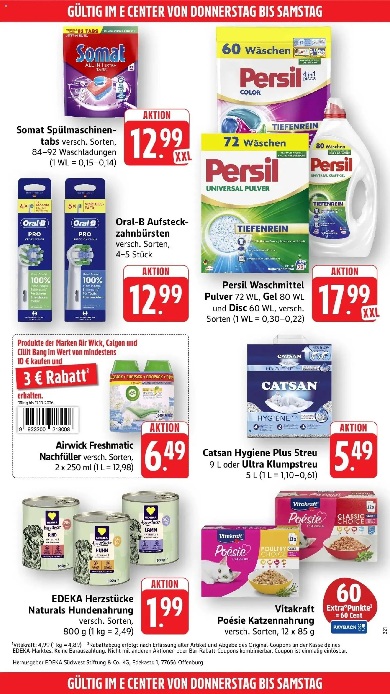 Vorschau von dem Prospekt des Geschäftes Edeka, gültig ab dem 12.10.2026