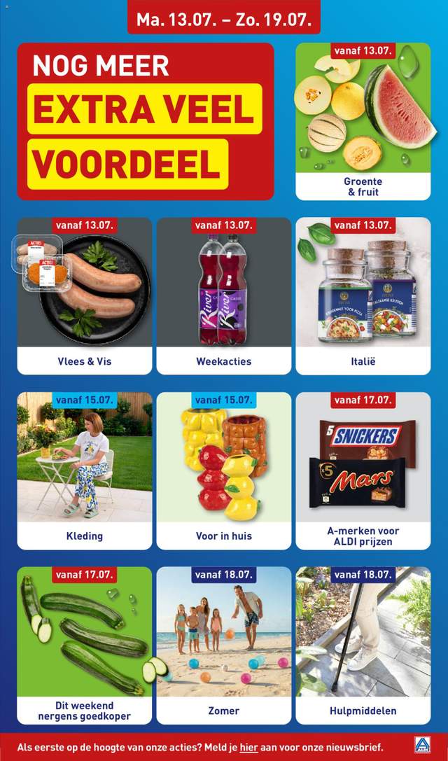 Nieuwe Aldi folder vanaf 13-07
