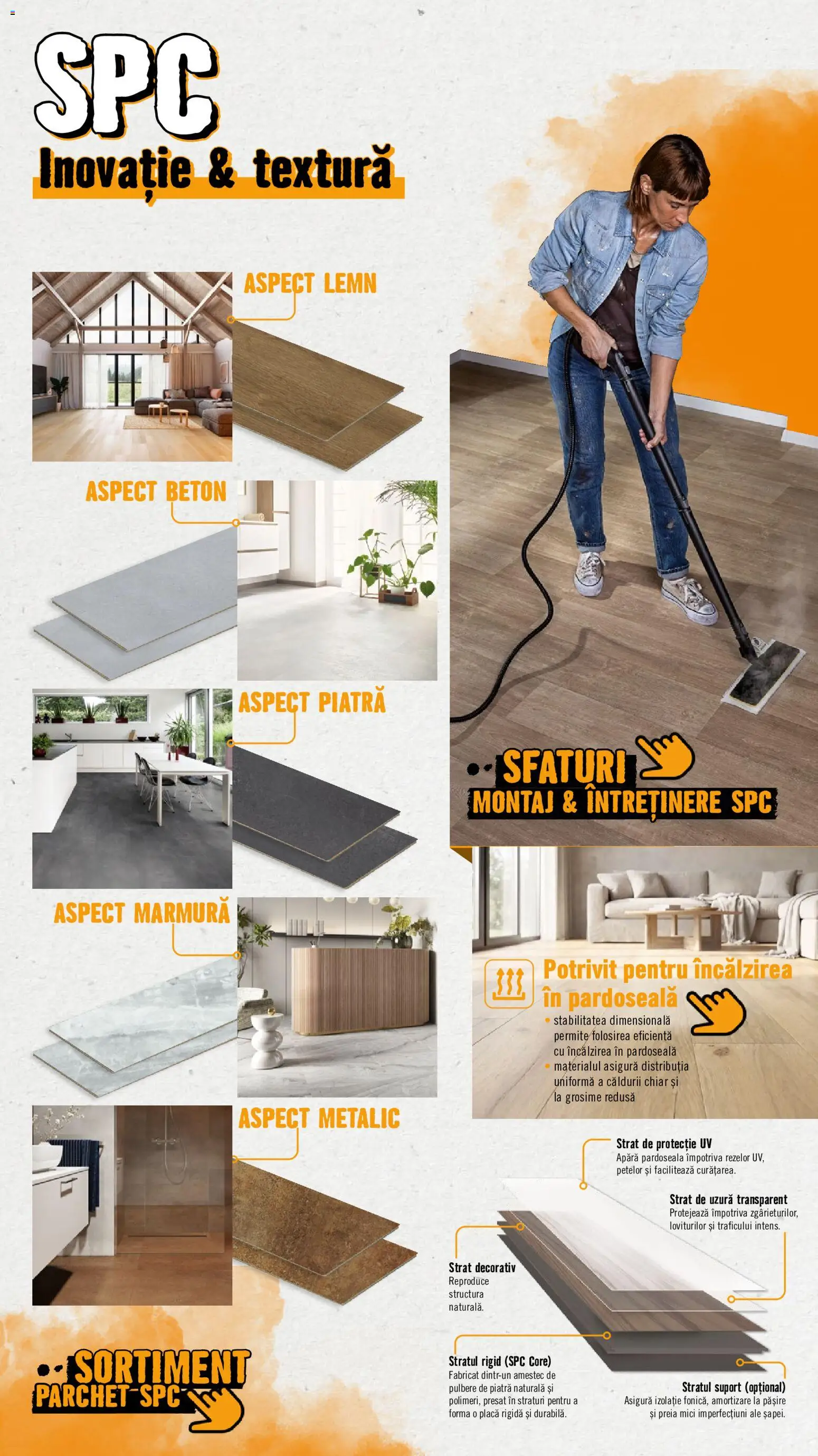 Previzualizarea de cataloage: Hornbach Hornbach Catalog Pardoseala Laminat, SPC sau Lemn? valabil de la 15.09.2026