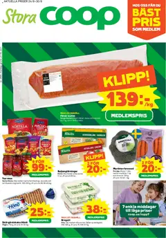 Förhandsgranska reklamblad Stora Coop erbjudanden från butik Stora Coop gäller från 24/08/2026