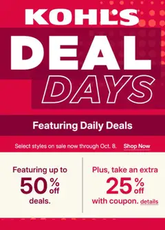 Preview of Kohl's weekly ads valid from 10/05/2026