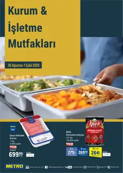 Metro Metro - Kurum & İşletme Mutfakları 26.08.2026 - Broşürünün önizlemesi