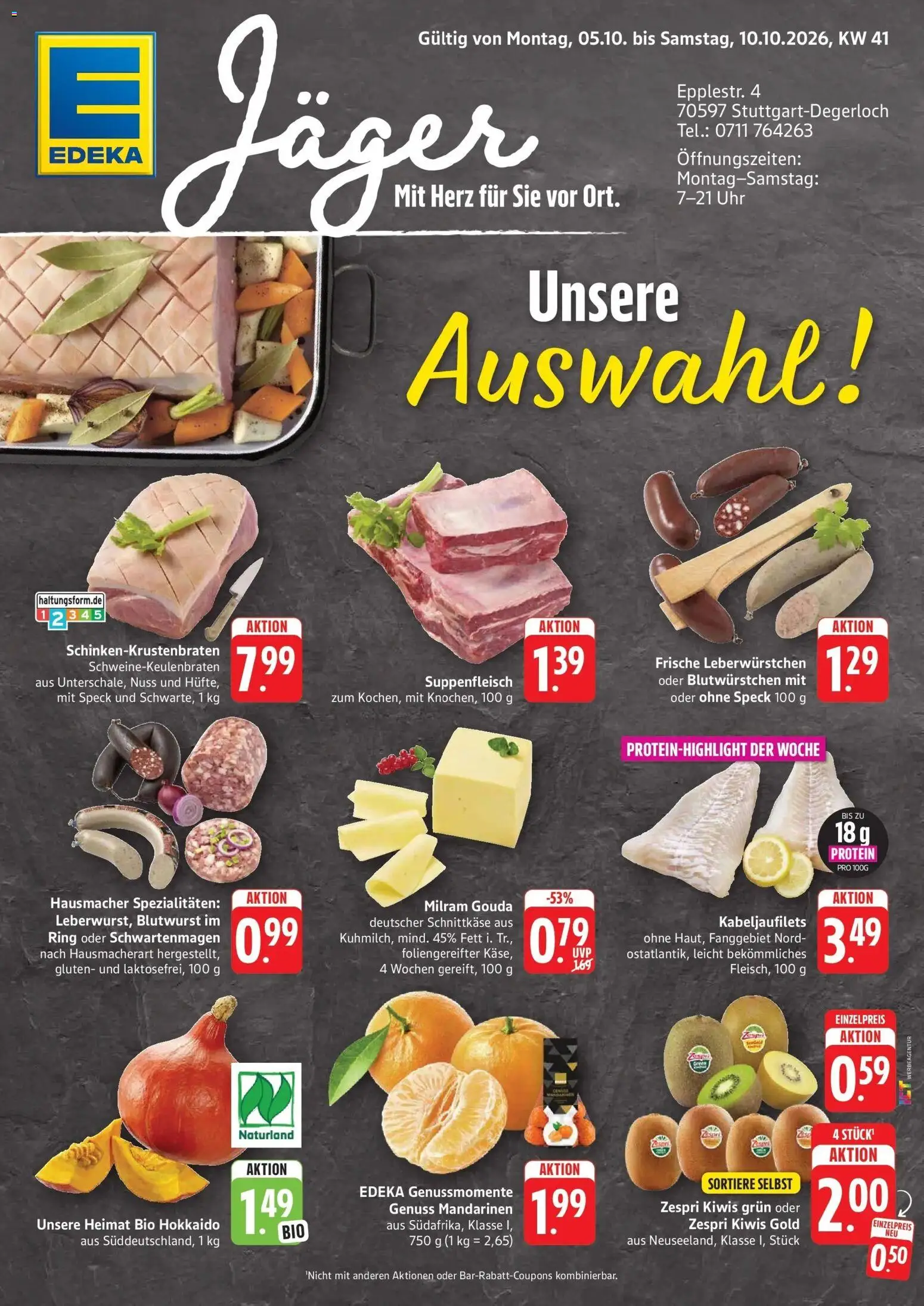 Vorschau von dem Prospekt des Geschäftes Edeka, gültig ab dem 05.10.2026