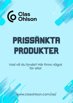 Förhandsgranska reklamblad Clas Ohlson Prissänkta produkter från butik Clas Ohlson gäller från 26/10/2026
