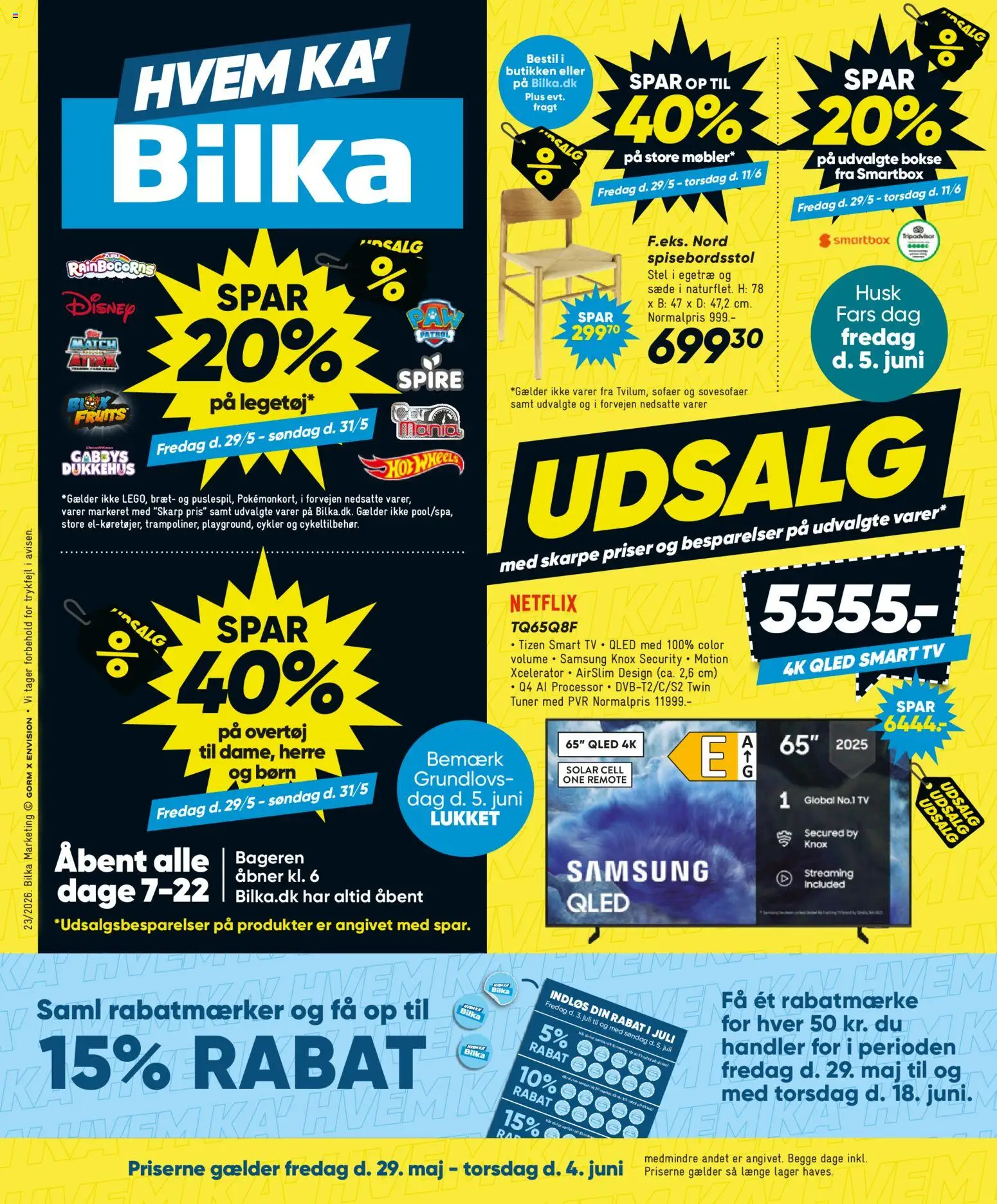 Eksempel på tilbudsavis Bilka - Nonfood fra butik Bilka gyldig fra 29/05/2026