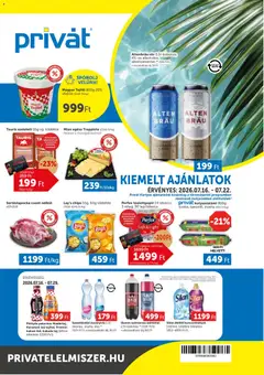 PRIVÁT - PRIVÁT akciós újság megtekintése, amely érvényes 2026.07.16.-től