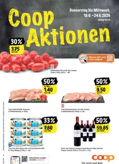 Vorschau des Merkblatts Coop aktionen vom Shop Coop gültig von 18.06.2026 bis 24.06.2026