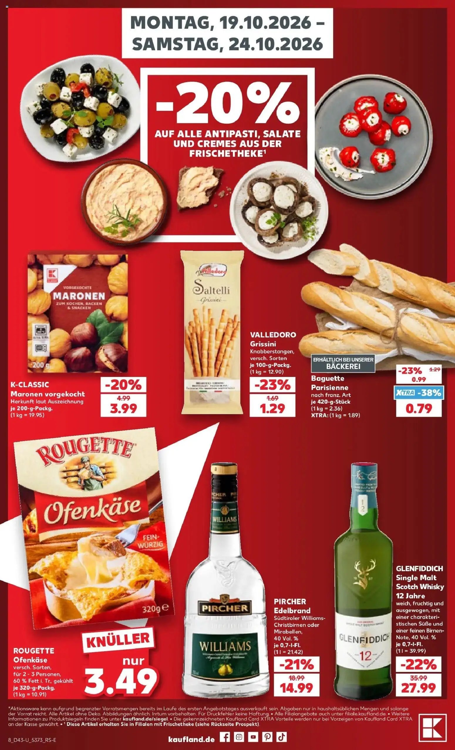 Vorschau von dem Prospekt des Geschäftes Kaufland, gültig ab dem 19.10.2026