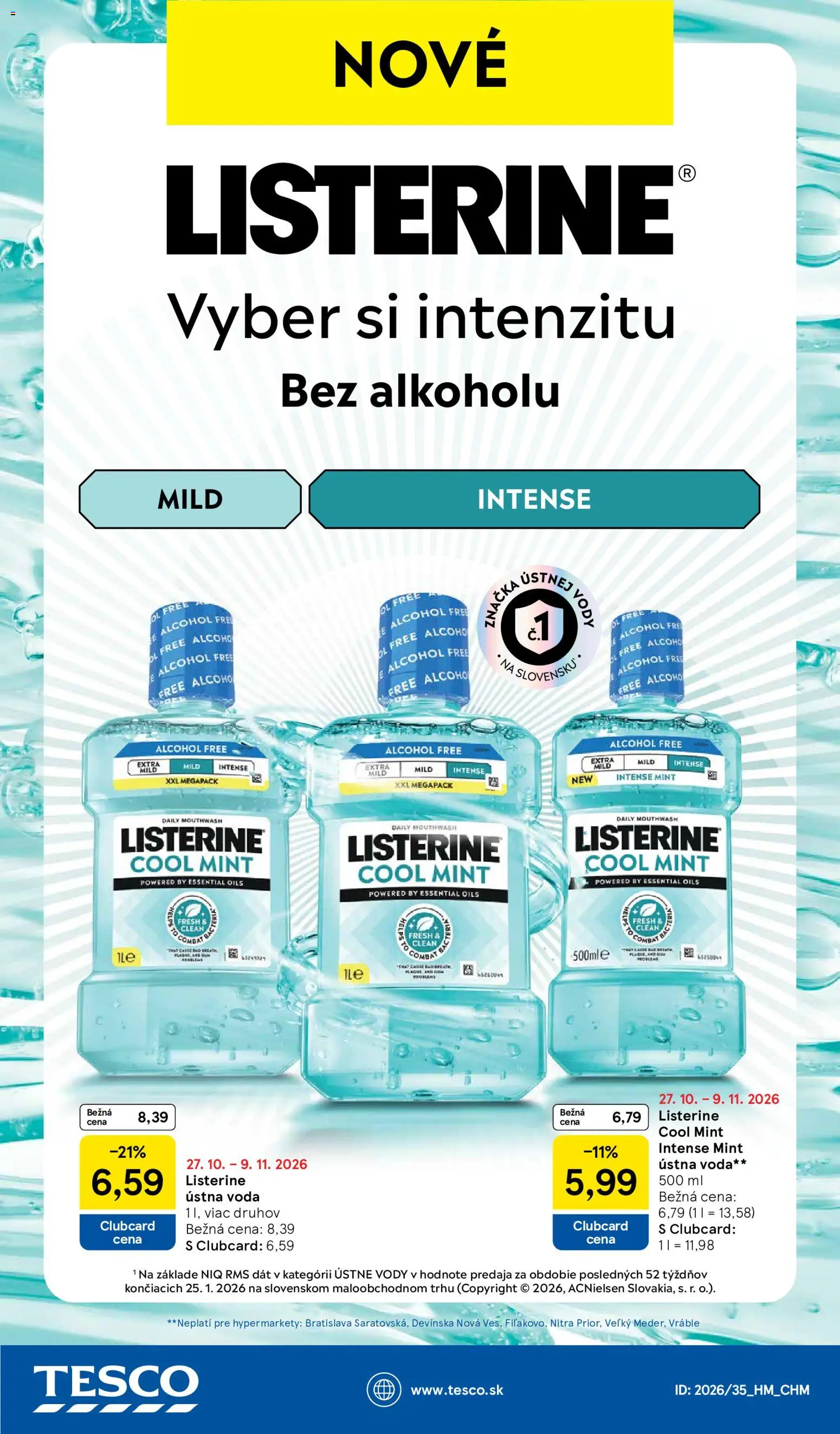 Náhľad Tesco letáku platného od 28.10.2026