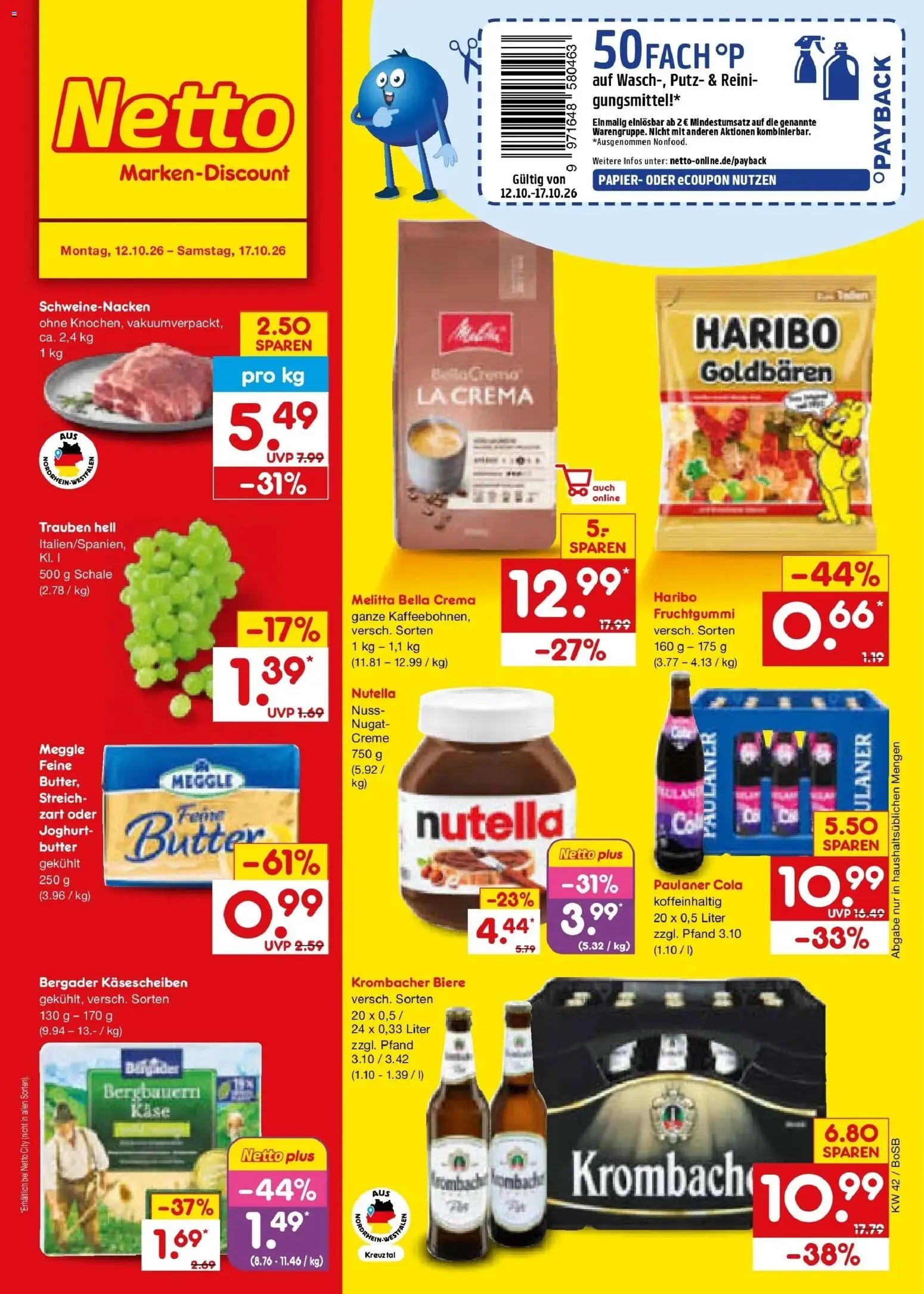 Vorschau von dem Prospekt des Geschäftes Netto Marken-Discount, gültig ab dem 12.10.2026