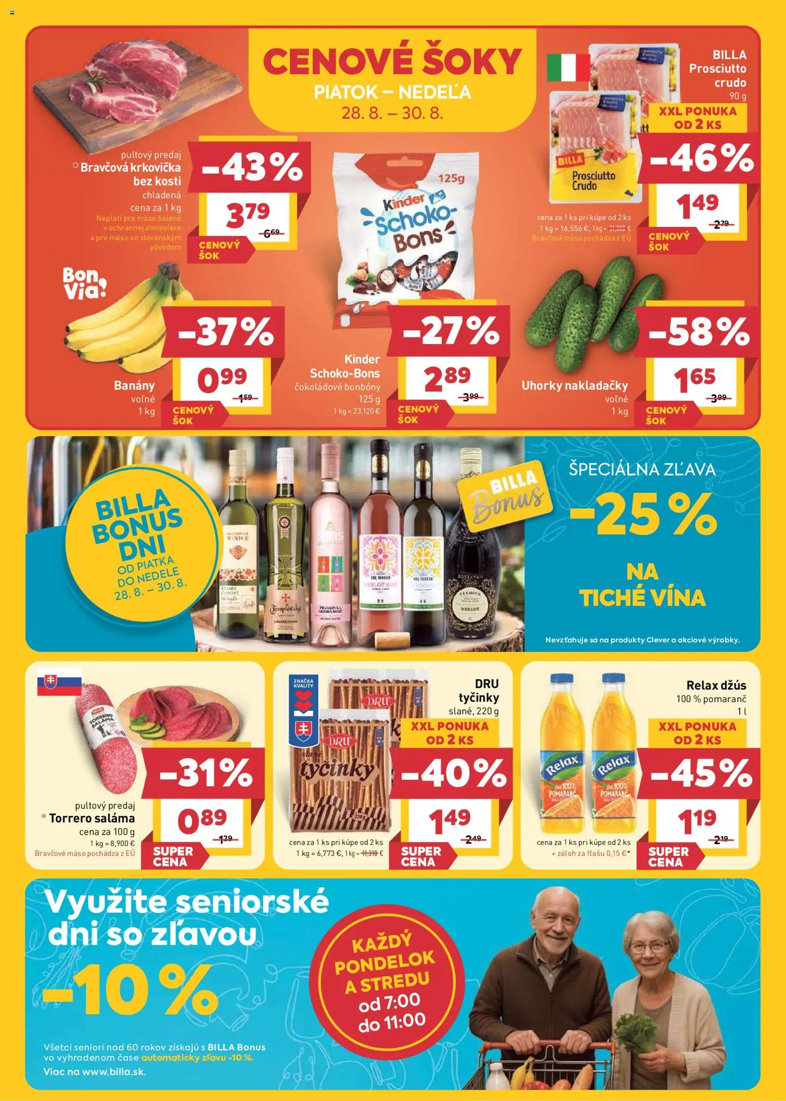 Náhľad Billa letáku platného od 26.08.2026