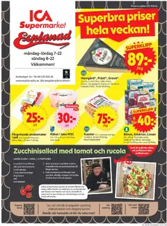 Förhandsgranska reklamblad Aktuella erbjudanden från butik ICA Supermarket gäller från 03/08/2026