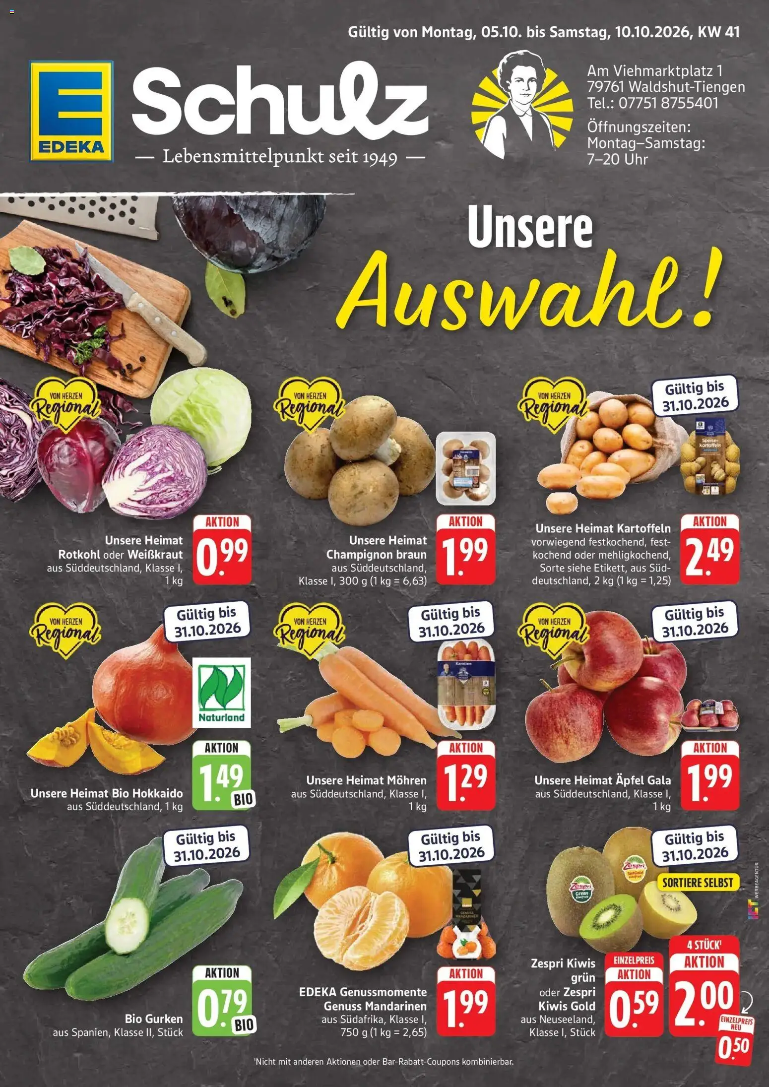 Vorschau von dem Prospekt des Geschäftes Edeka, gültig ab dem 05.10.2026