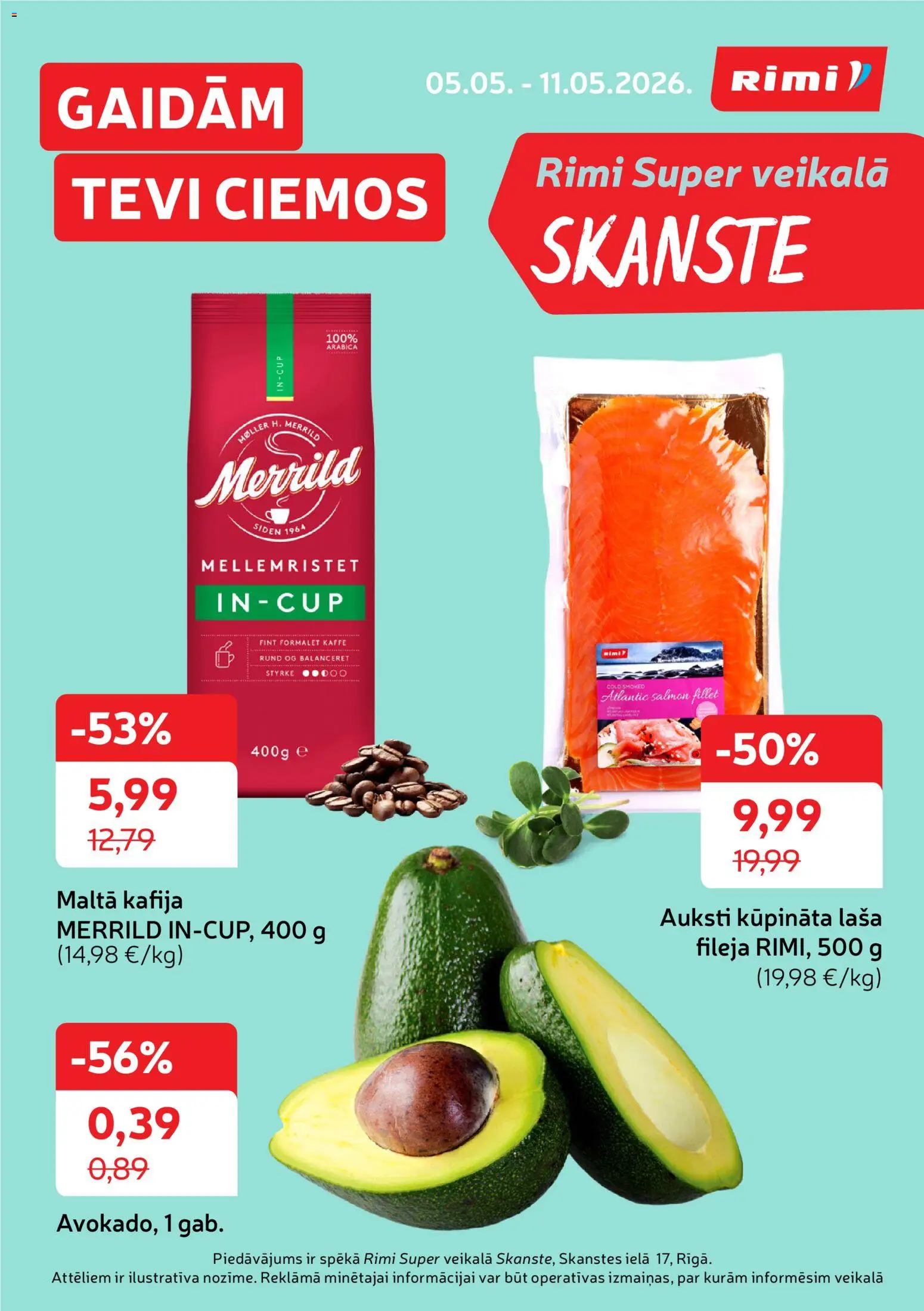 Skatīt Rimi akciju bukletu, derīgs no 05.05.2026.