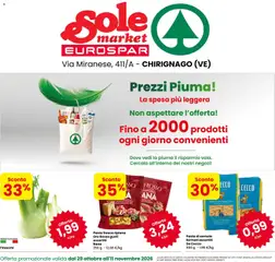 Anteprima dell'opuscolo Eurospar volantino Chirignago dal negozio Eurospar valido da 29/10/2026