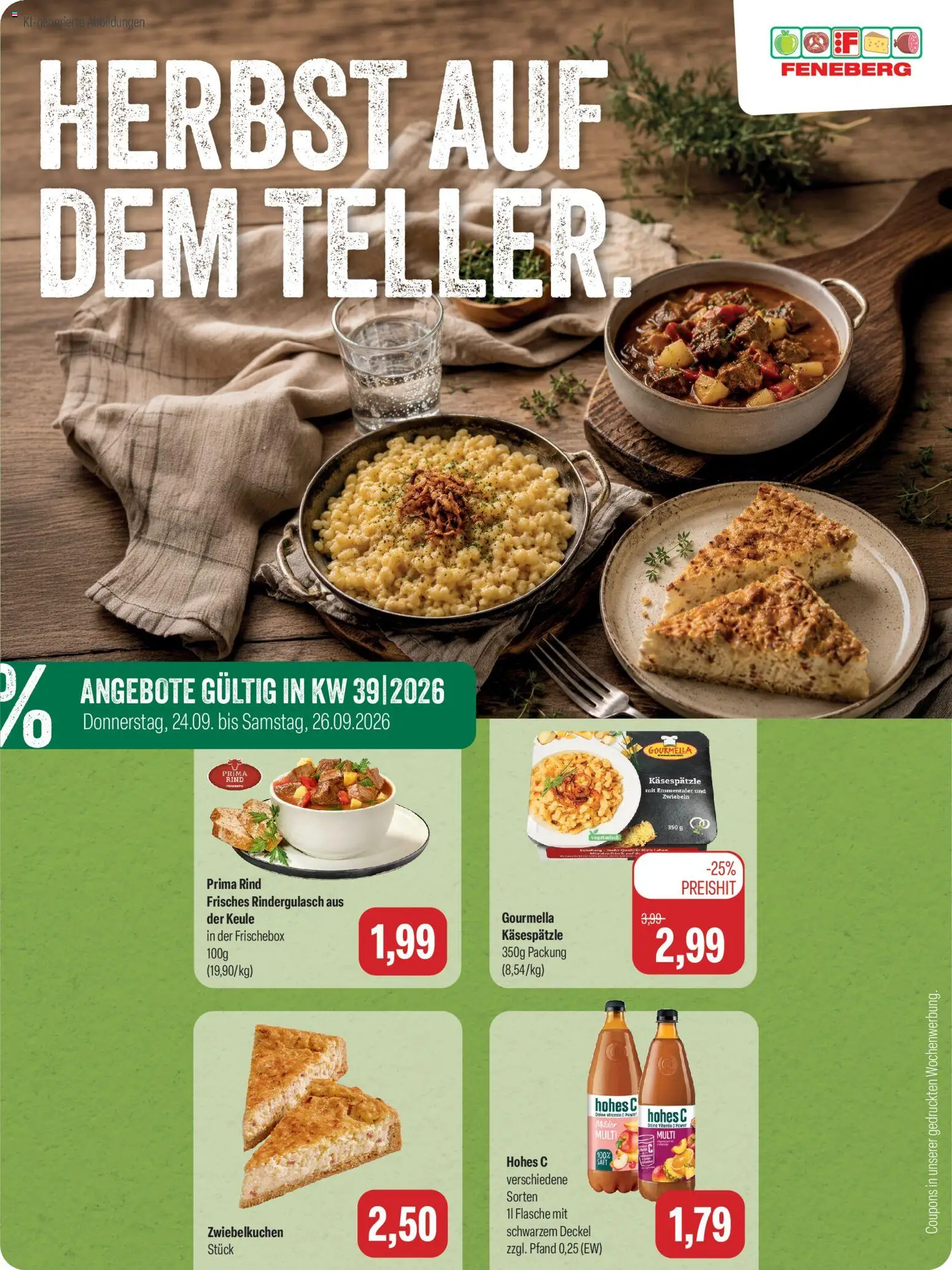 Vorschau von dem Prospekt des Geschäftes Feneberg, gültig ab dem 24.09.2026