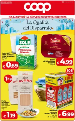 Anteprima dell'opuscolo COOP volantino Sicilia dal negozio COOP valido da 01/09/2026