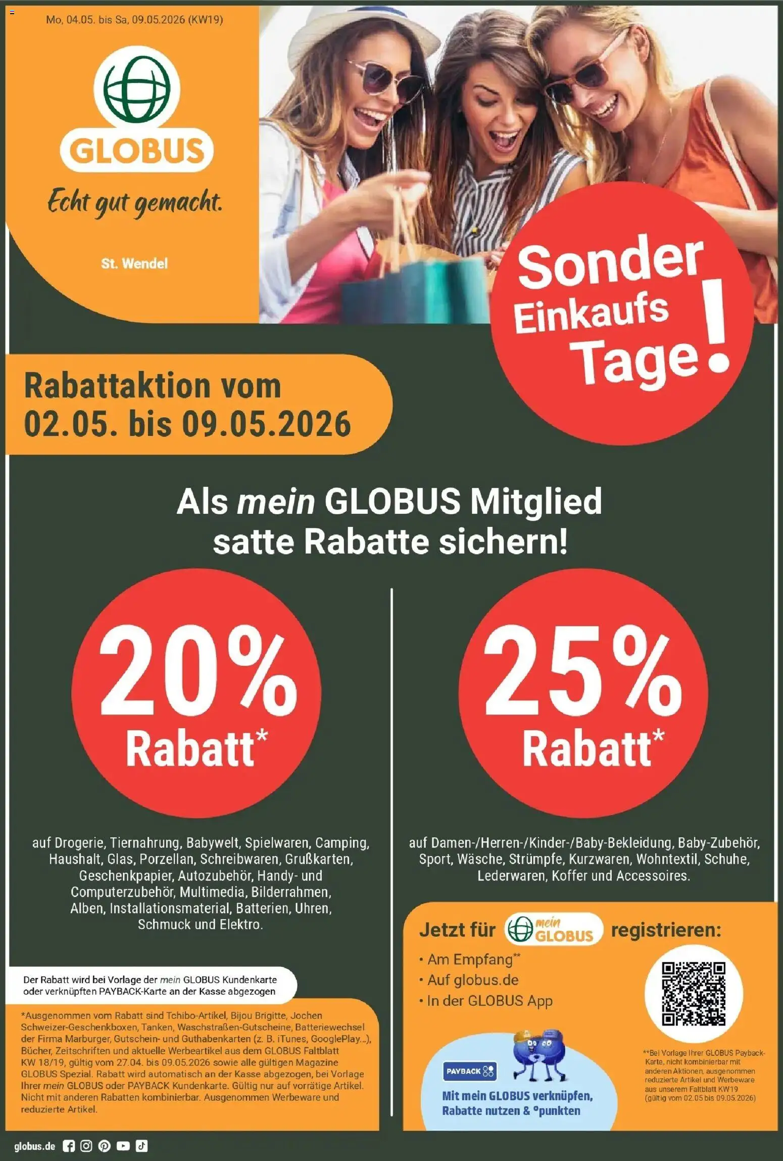 Vorschau von dem Prospekt des Geschäftes Globus, gültig ab dem 04.05.2026