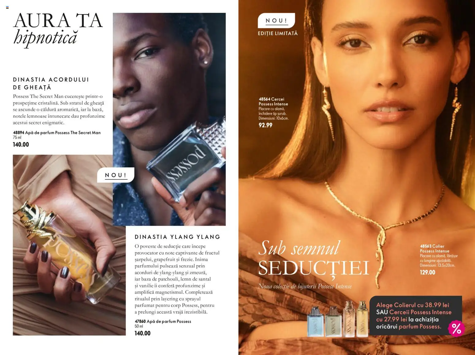 Previzualizarea de cataloage: Oriflame Oriflame Catalog - Flyer de vânzări valabil de la 21.10.2026 - Apă, Parfum, Cercei, Grapefruit, Colier, Intense, Tip, Apă de parfum