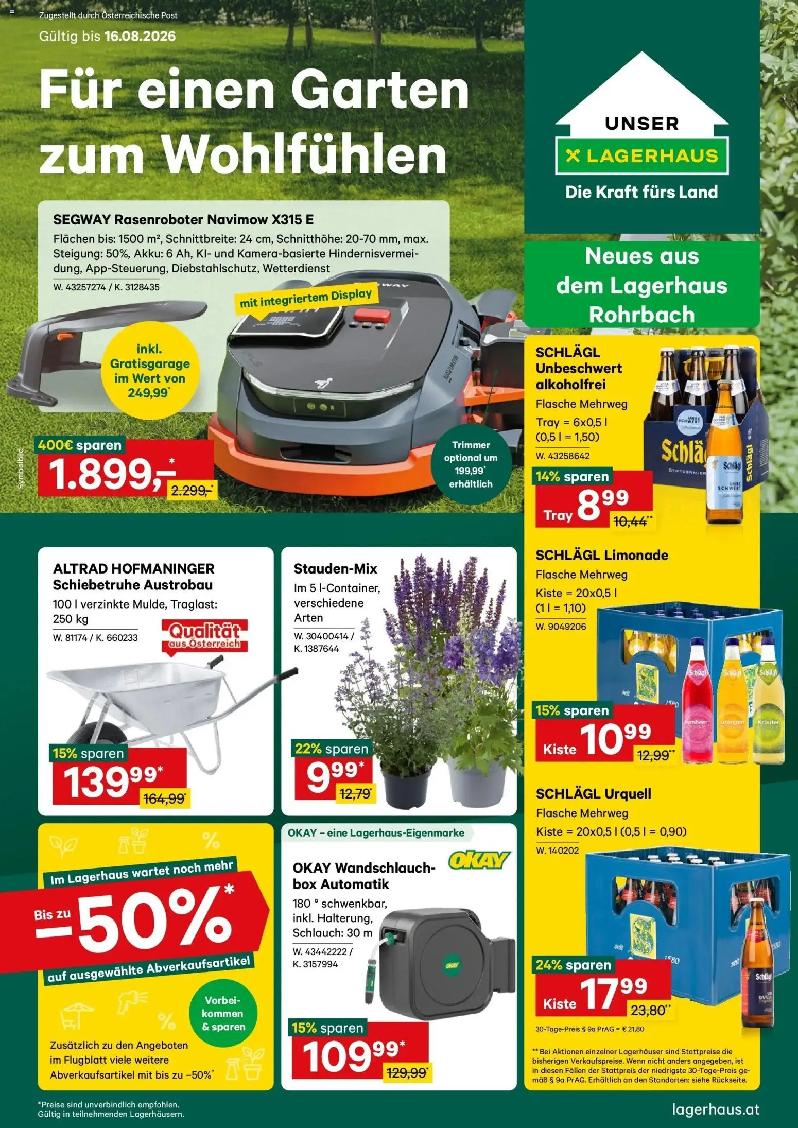 Vorschau der Angebote: Lagerhaus Lagerhaus Wochen Angebote gültig ab 03.08.2026 - Box, Orangen